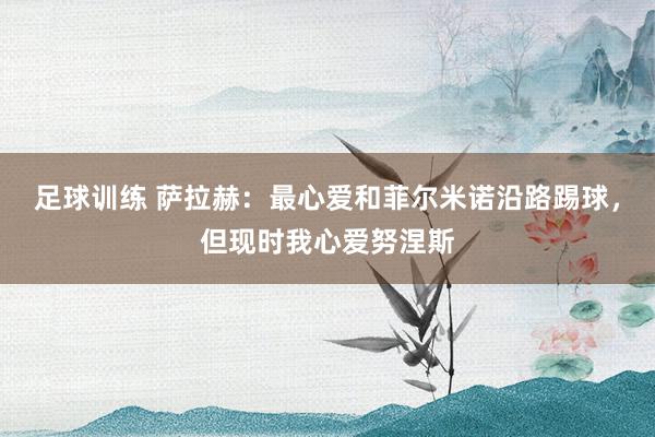 足球训练 萨拉赫：最心爱和菲尔米诺沿路踢球，但现时我心爱努涅斯